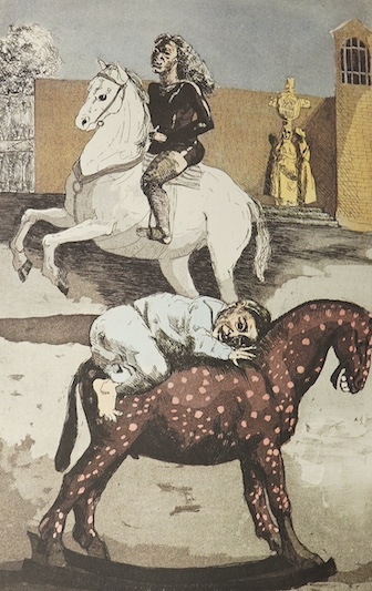 Folio Society - Rego, Paula - Nursery Rhymes, number 1 of 100, introduction by Marina Warner, with 31 full-page drawings by Paula Rego, limitations page signed by the author, endpapers with full page illustrations in bla